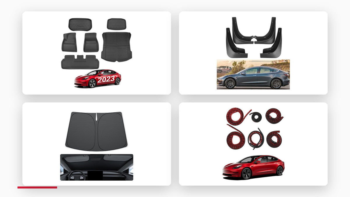 tuning-art Auto-Fußmatten LX425 Automatten Set passgenau für Tesla tuning-art Auto-Fußmatten LX425 Automatten Set passgenau für Tesla