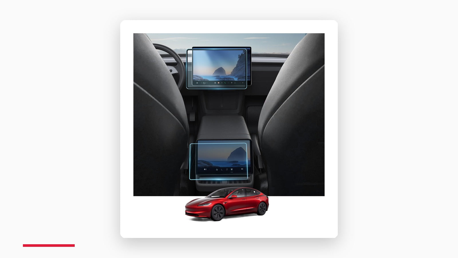 Tesla Model Y Juniper & Model 3 Highland Screen Protector — BASENOR Tesla Guides