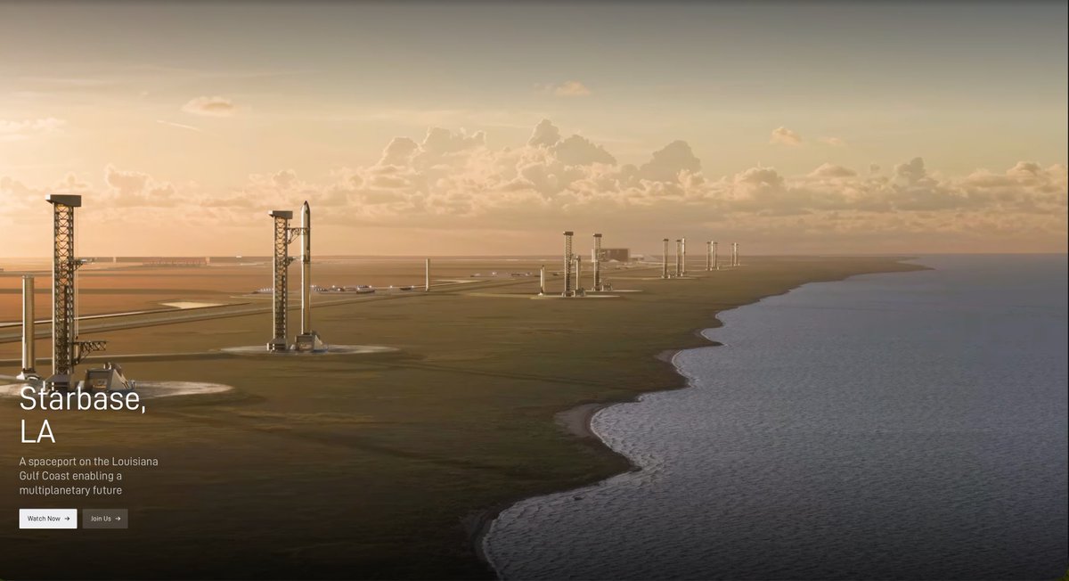 SpaceX Unveils $100B Starbase Louisiana: 30 Starship Flights a Day