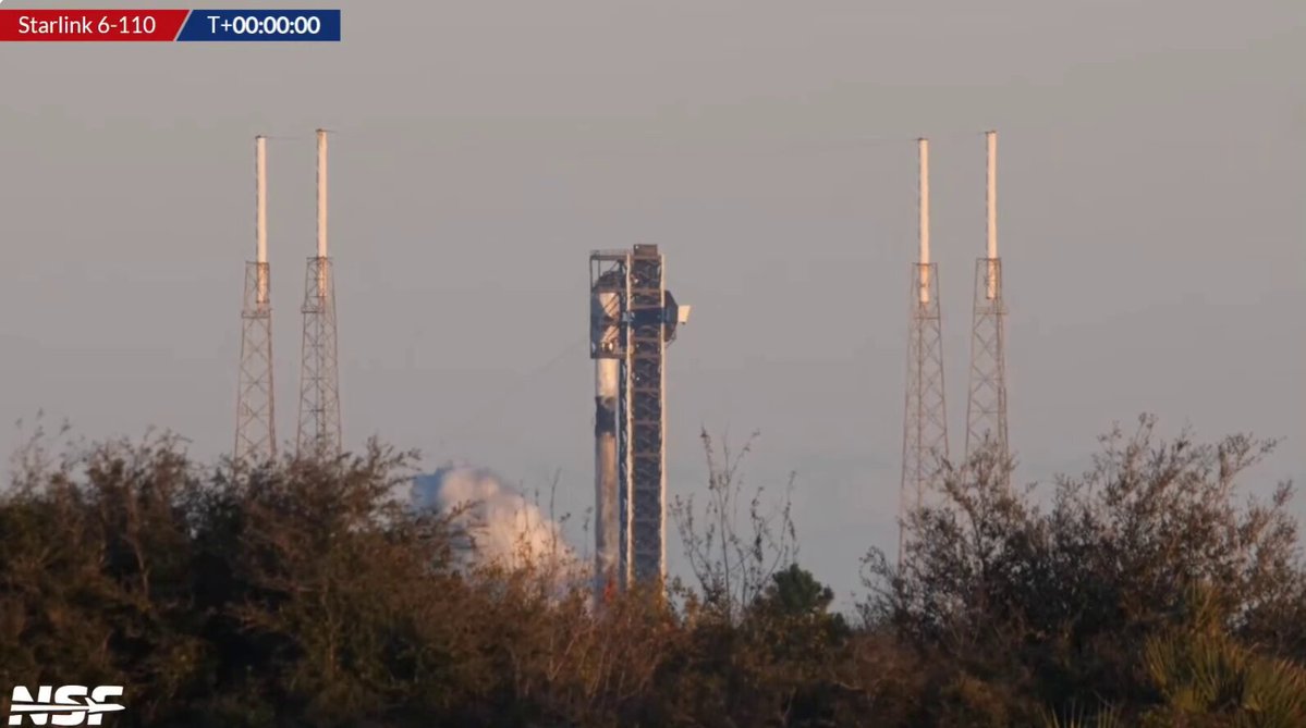 SpaceX Starlink 6-110 Launches: B1092 Nails 10th Landing