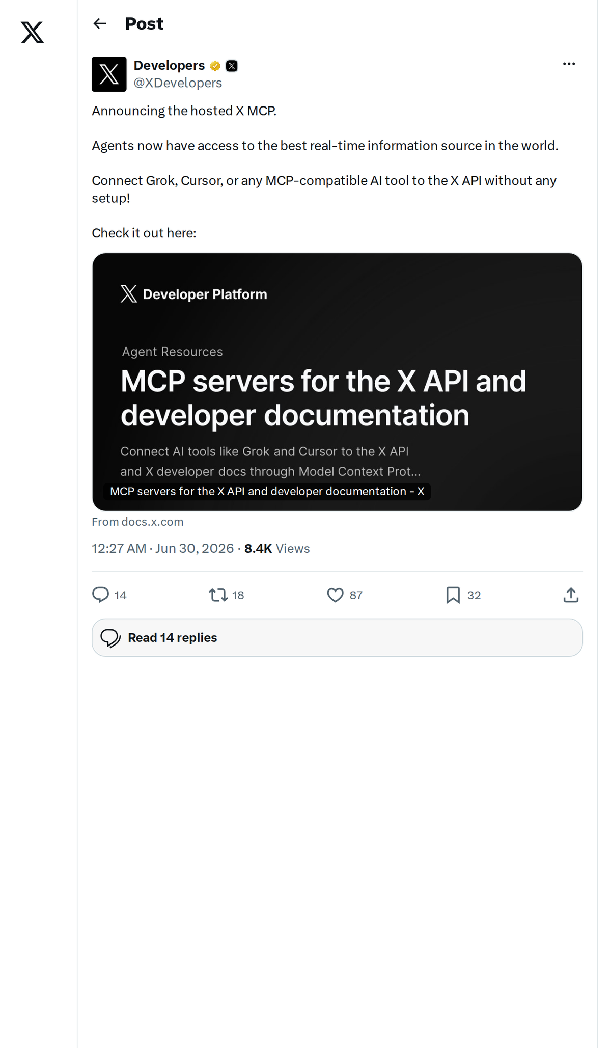 X Launches Hosted MCP: Grok and AI Agents Get Real-Time Data