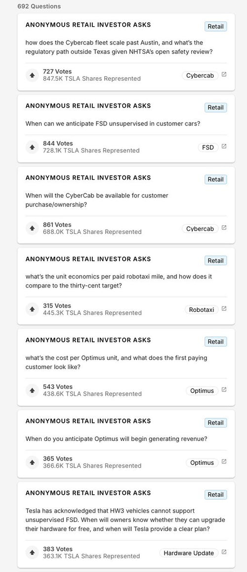 Cybercab Scaling and NHTSA Review Top Q3 Earnings Questions