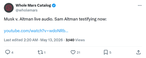 Sam Altman Takes the Stand in Musk v. Altman Trial