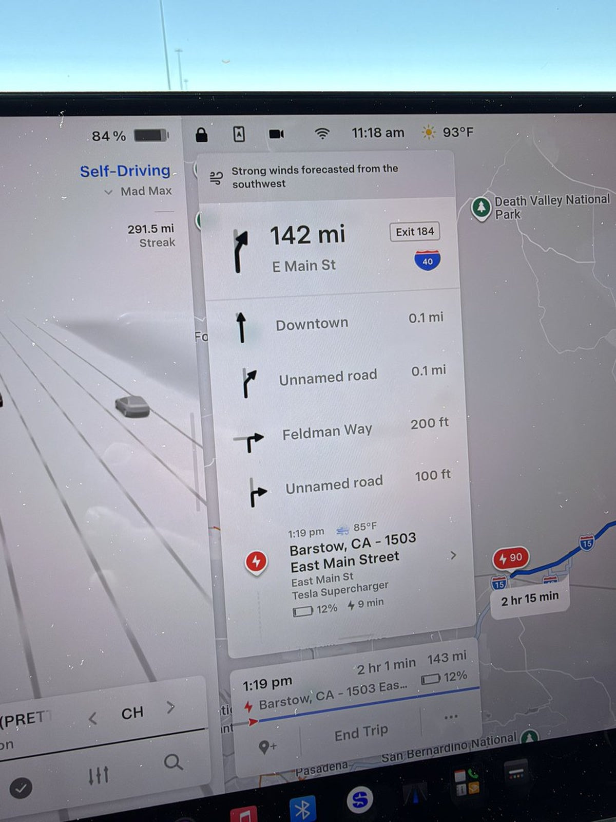 Tesla Road Trip Reality Check: 9 Minutes to Charge LV to LA