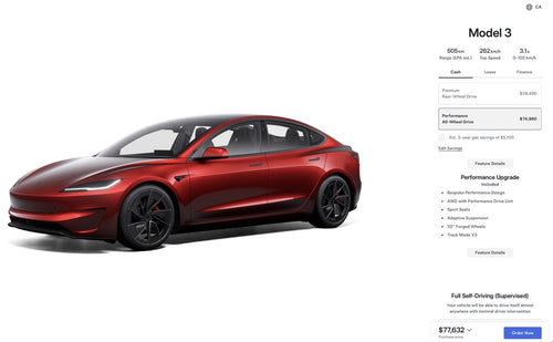 Tesla Cuts Model 3 Prices in Canada, Adds New Premium RWD Trim
