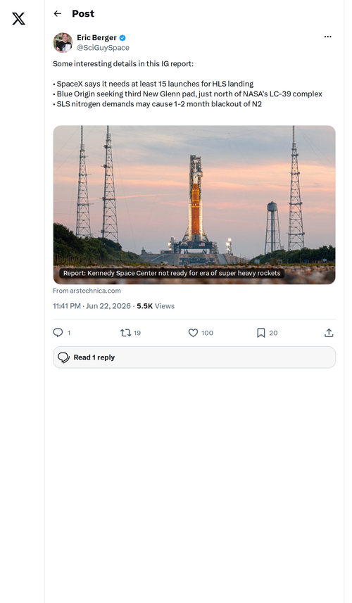 SpaceX Needs 15 Starship Launches to Land on the Moon