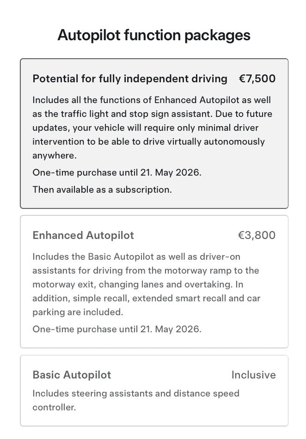 Tesla Ending One-Time FSD Purchases in Europe Tomorrow