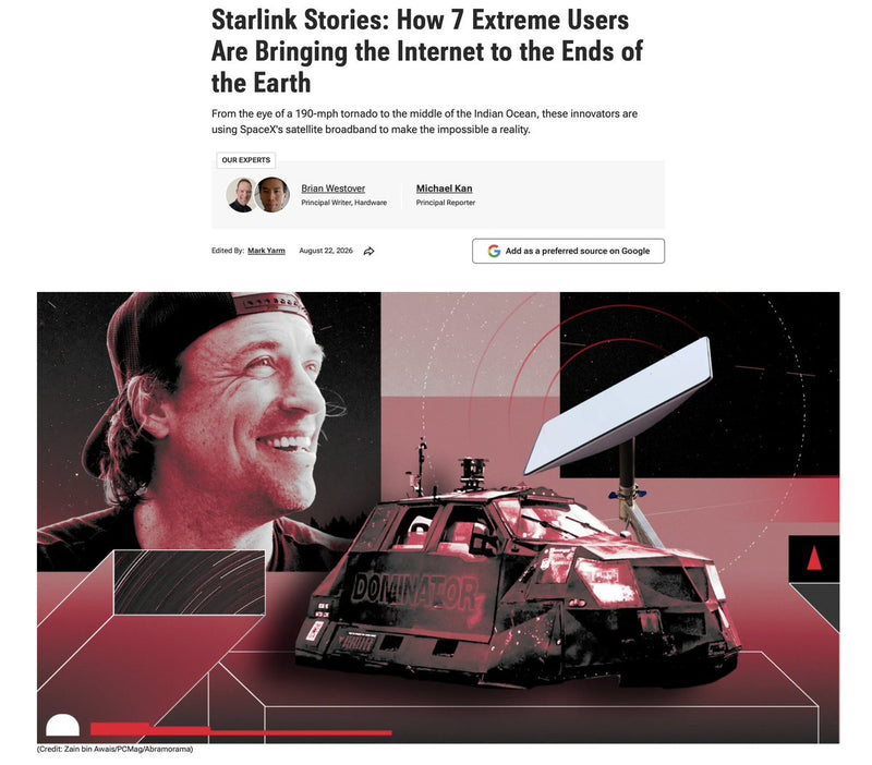 Starlink Called 'Most Crucial Equipment' in Extreme Field Use
