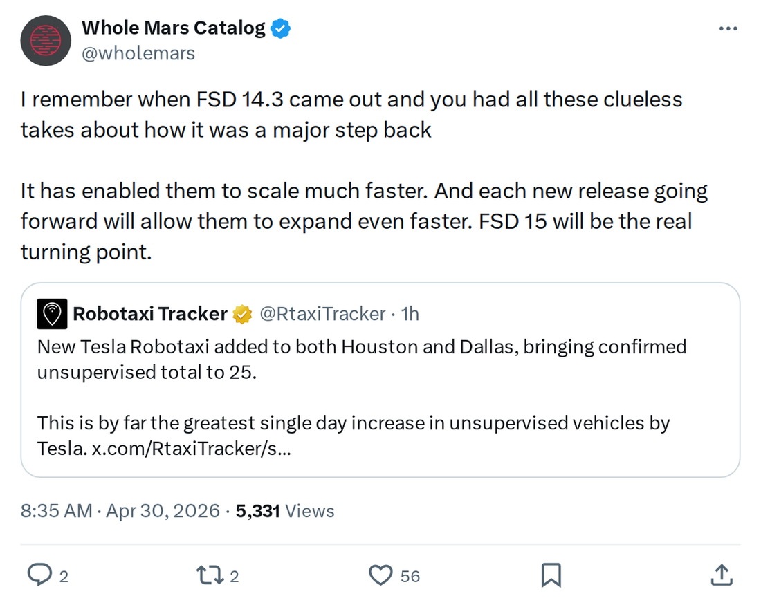 FSD 15 Is the Real Turning Point — Here's Why