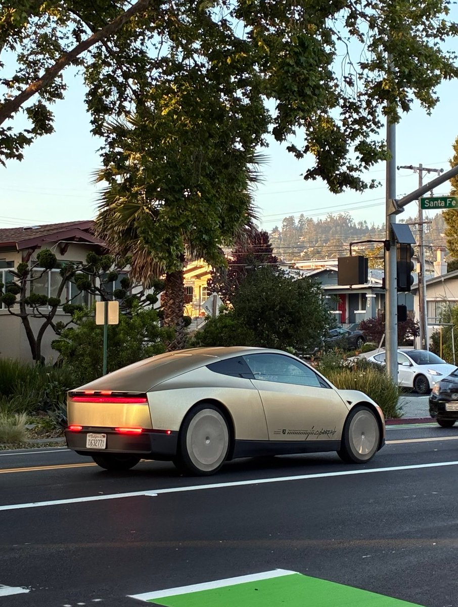 Mirrorless Tesla Cybercab Spotted Testing in Berkeley, CA