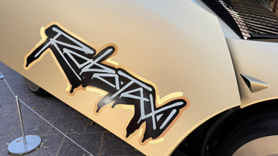 Tesla Robotaxi Logo Gets LED Lighting: First Look from Austin