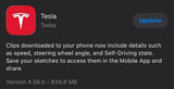 Tesla App 4.56.0: Downloaded Clips Now Include Speed & FSD Data