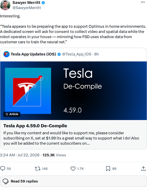 Tesla App Optimus Home Integration: What the Consent Screen Means