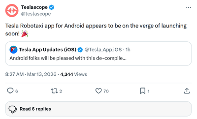 Tesla Robotaxi Android App Is Almost Here: What to Expect