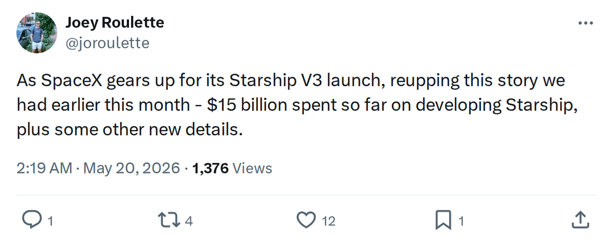 SpaceX Has Spent $15 Billion Building Starship — Here's What That Buys