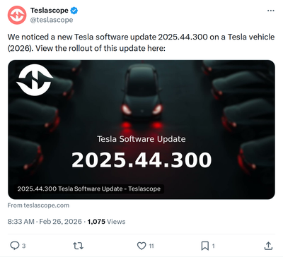 Tesla 2025.44.300 Spotted: What's in It & Should You Wait?