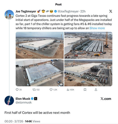 Tesla 2026: Cortex 2 Confirmed, Autonomous AI Future Takes Shape