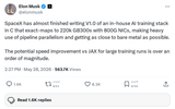 SpaceX Builds Custom AI Training Stack for 220,000 GPUs