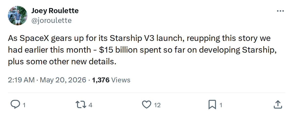 SpaceX Has Spent $15 Billion Building Starship — Here's What That Buys