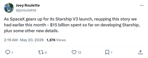 SpaceX Has Spent $15 Billion Building Starship — Here's What That Buys