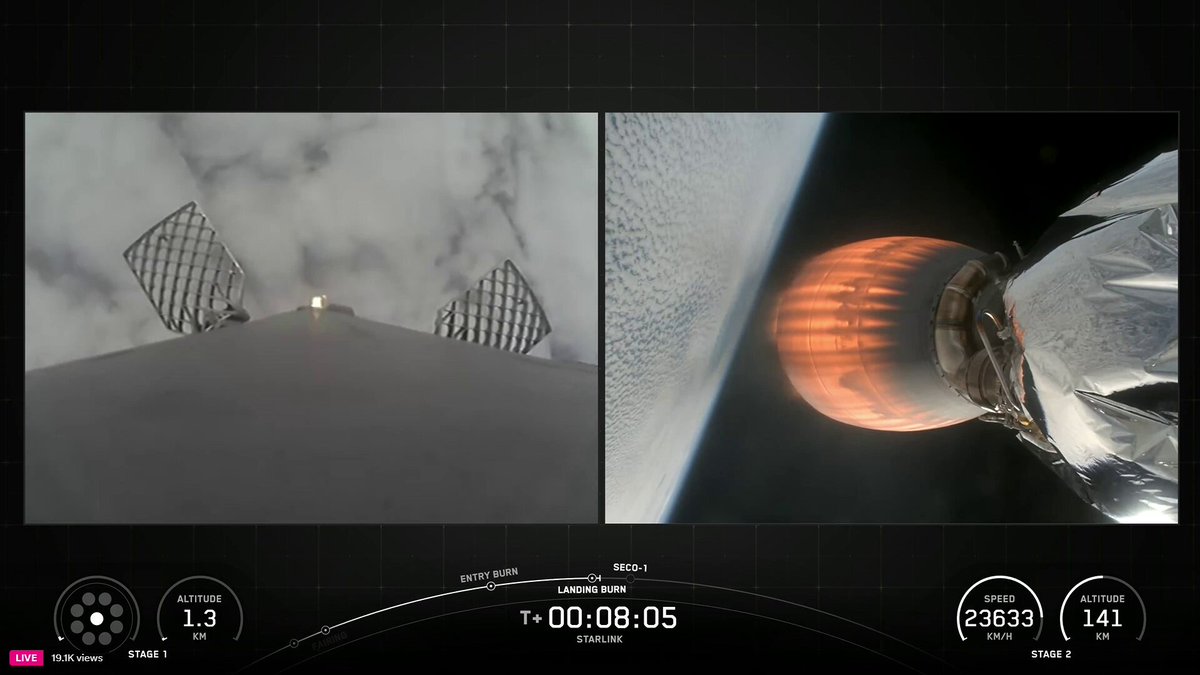 Starship Flight 13: Super Heavy Booster Splashes Down