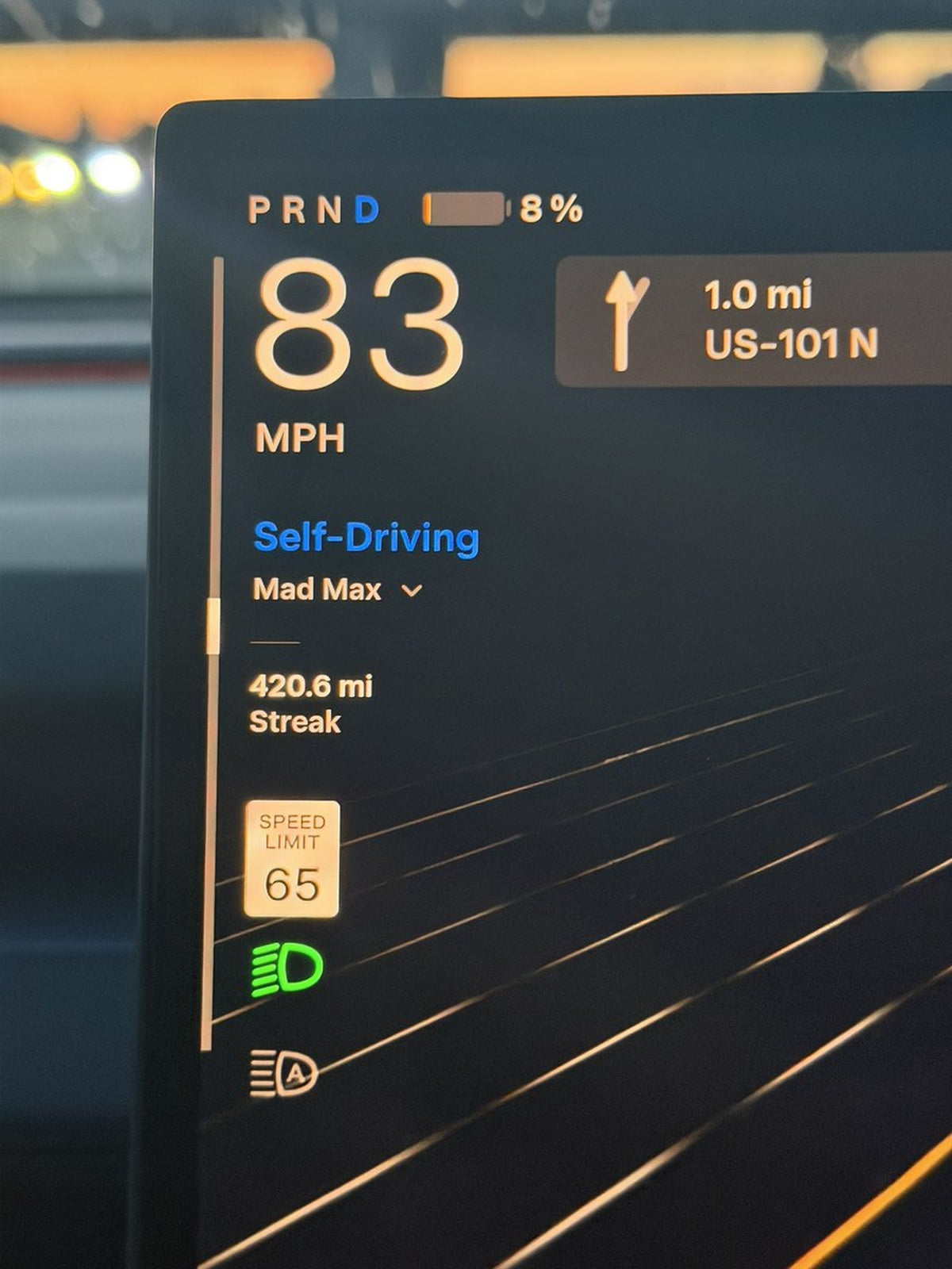 Tesla FSD Hits 420.69-Mile Self-Driving Streak