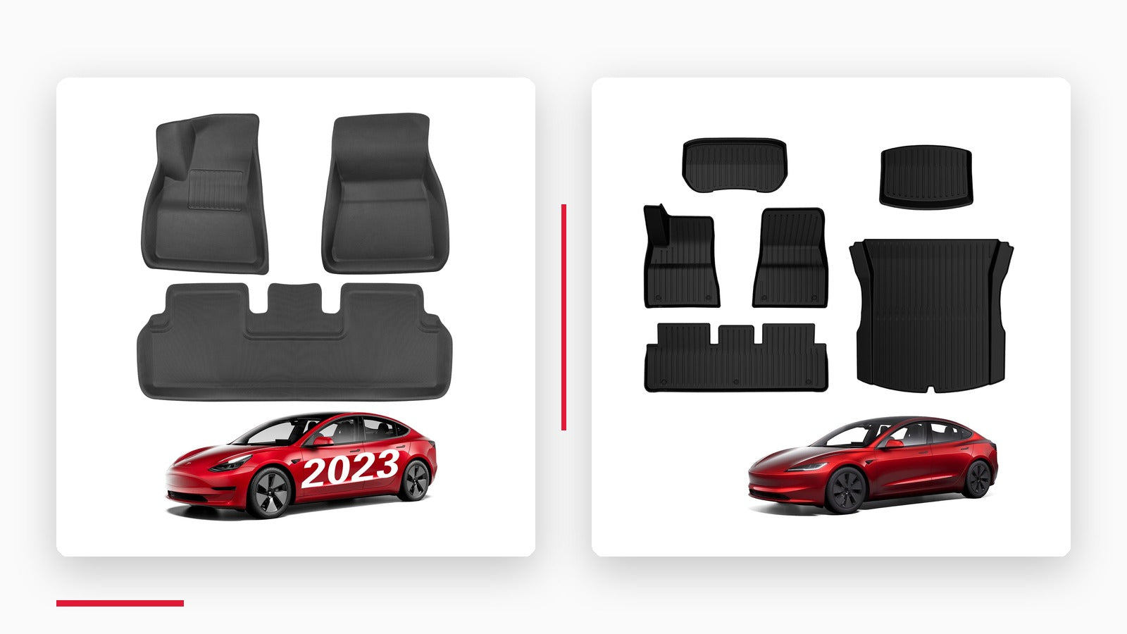 Model 3 Highland vs 2018-2023 Model 3 Accessories Compatibility — BASENOR Tesla Guides