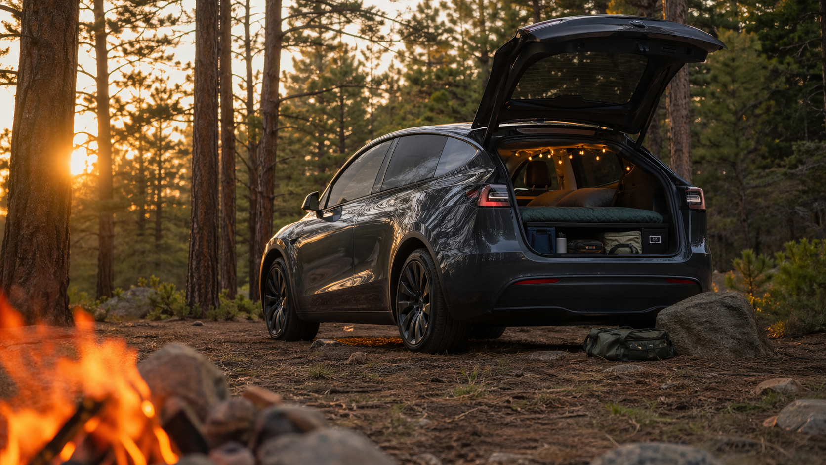 Tesla Model Y Camping Accessories Guide — BASENOR Tesla Guides