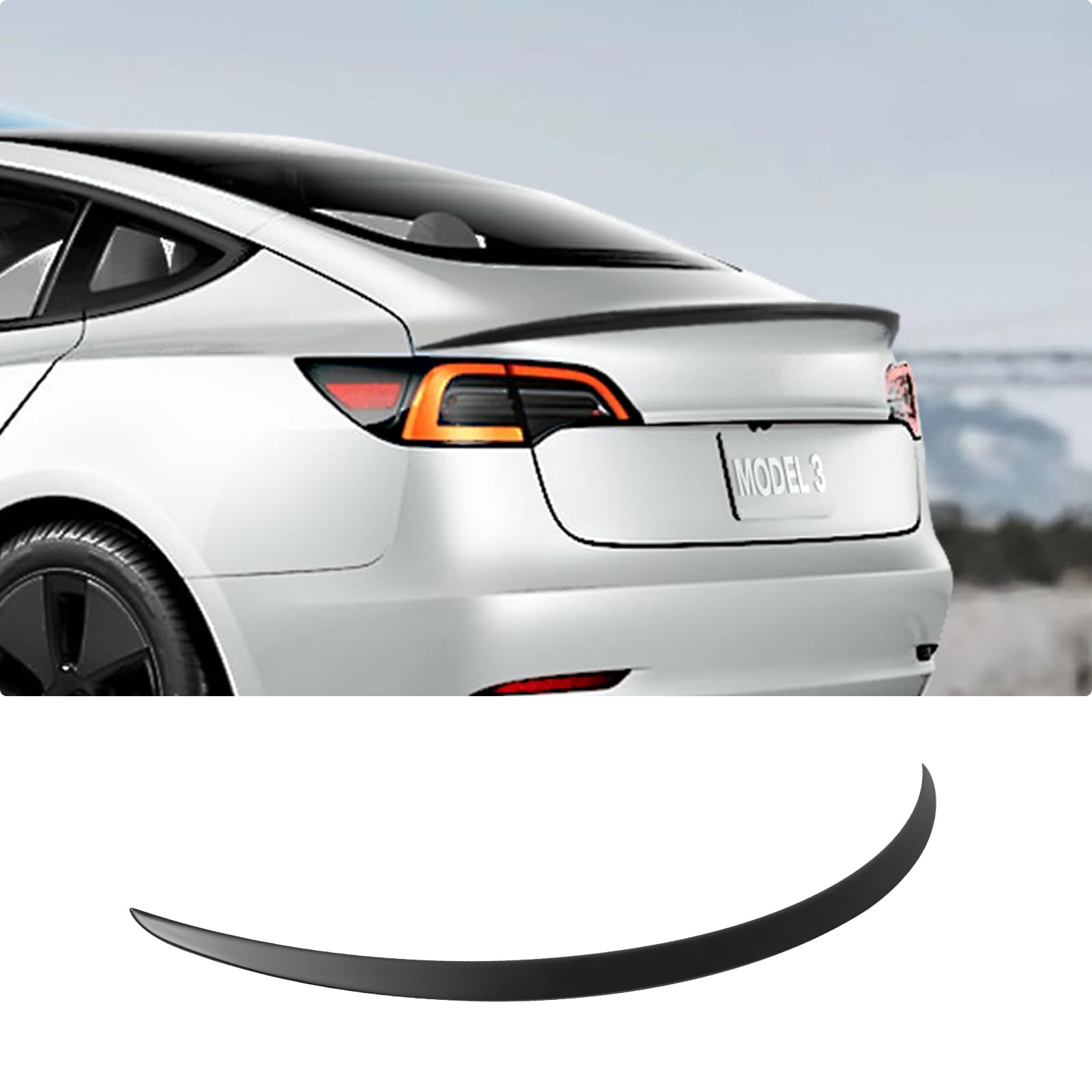 Tesla Model 3 Body Kits 2017–2023 — Rear Spoilers & Wings