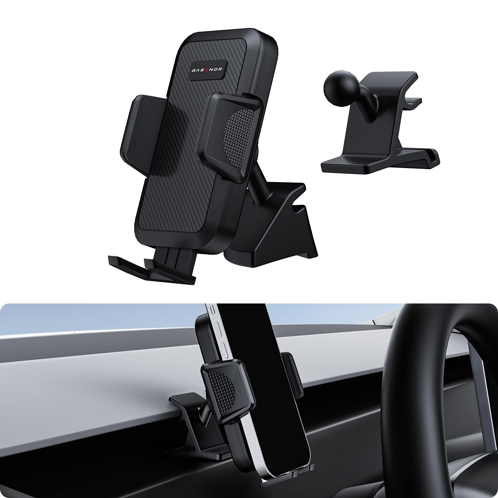 Tesla Model 3 Highland Phone Mounts 2024+ — Screen & Dash Holders