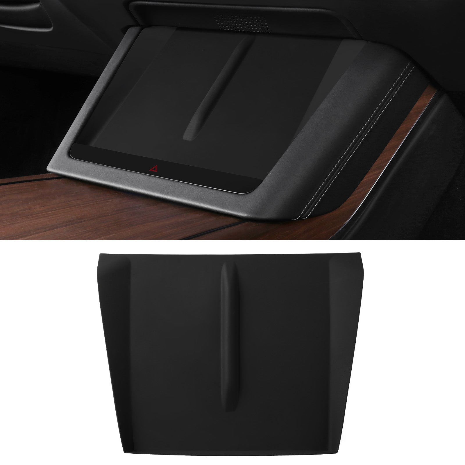 BASENOR 2022-2025 Tesla Model S Model X Center Console Wireless Charger Mat Silicone Mat Wireless Charging Phone Pad for Model S/Model S Plaid Model X/Model X Plaid Interior Accessories