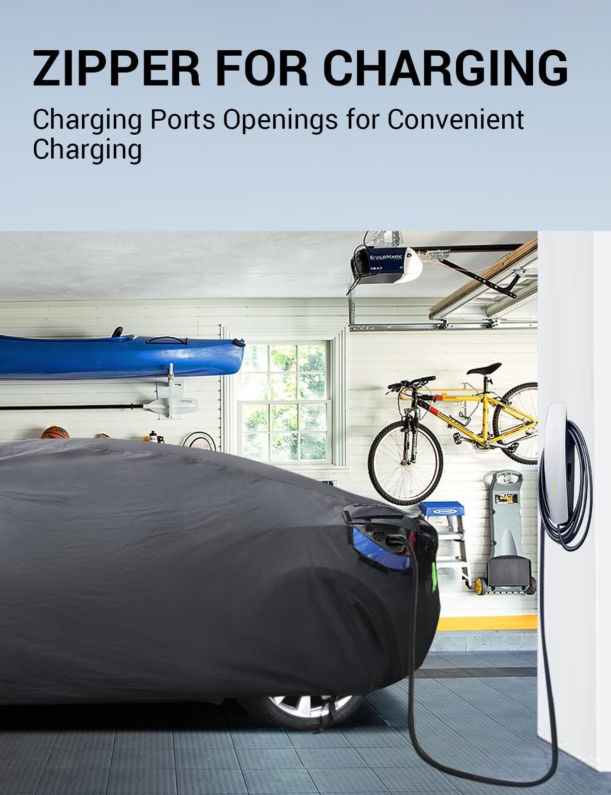 2015-2026 Tesla Model X Car Cover - All-Weather Waterproof Charge Port - Image 6