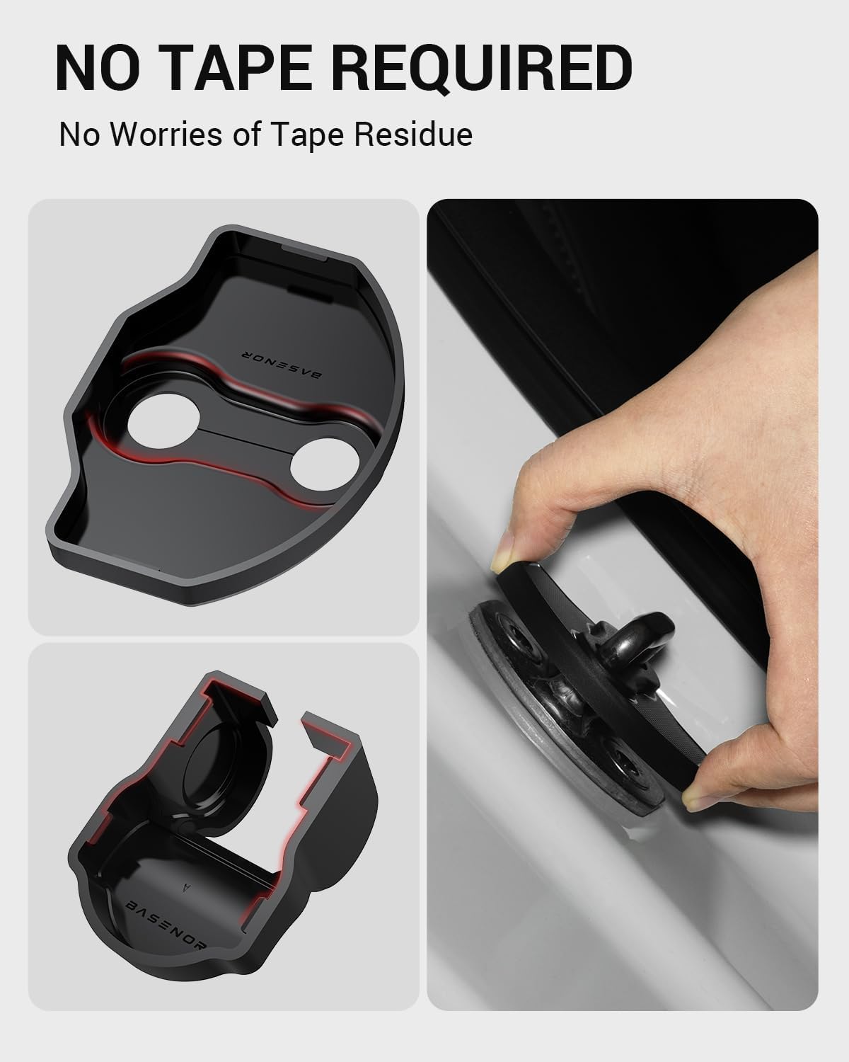 2017-2026 Tesla Model 3 & Model Y Juniper Door Lock Cover - Carbon No Tape - Image 7