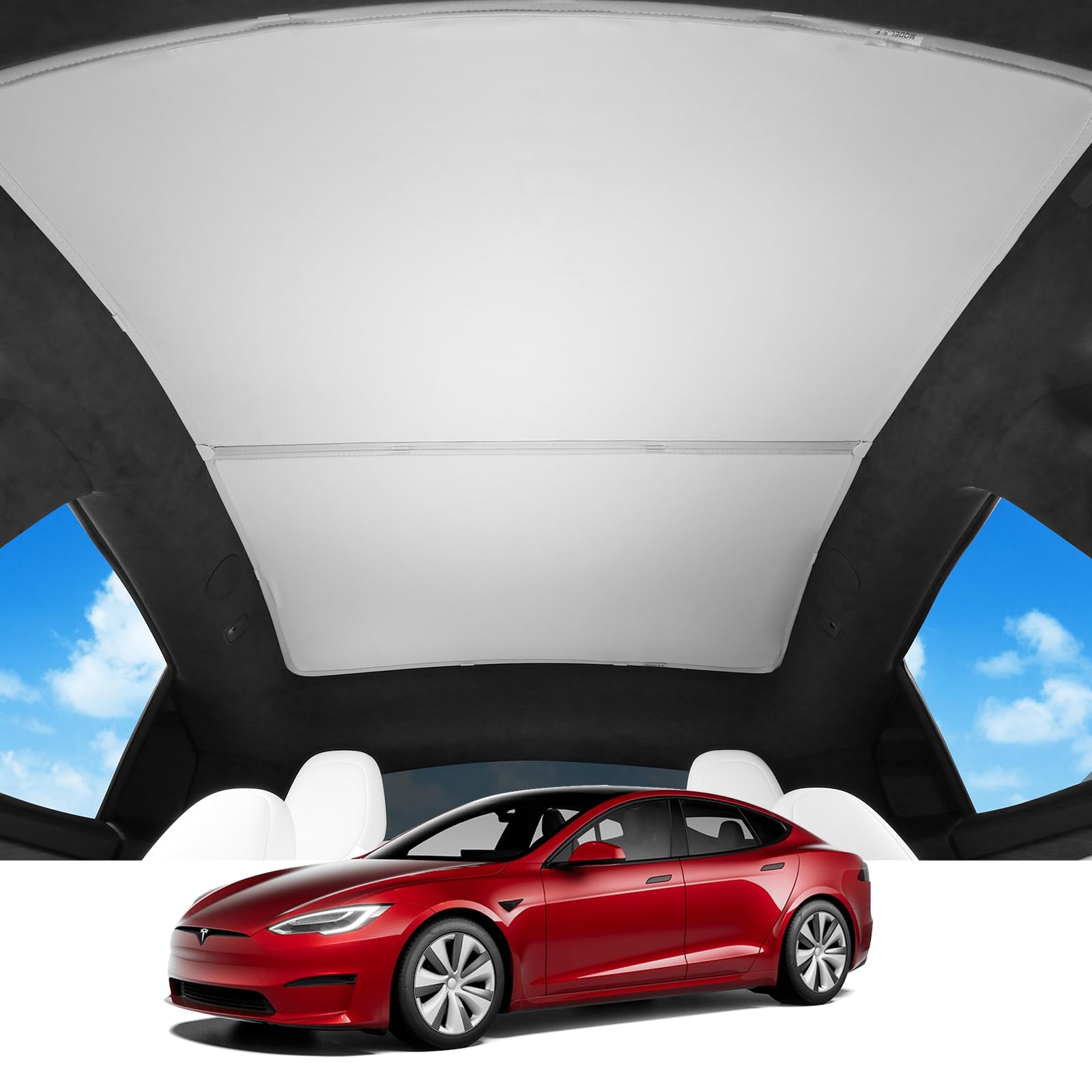 2017-2026 Tesla Model 3/Y/S Sunroof Clips Kit - 8PCS Replacement Grey - Image 3