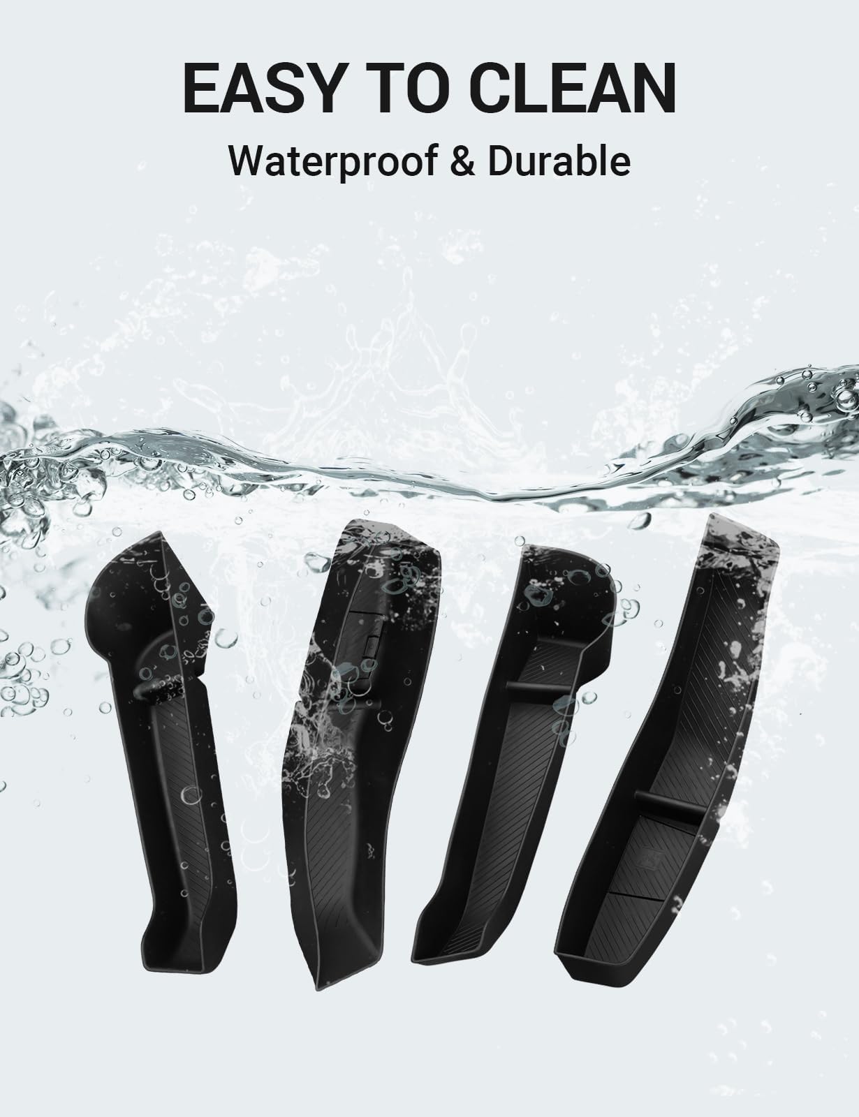 2020-2024 Tesla Model Y Door Side Storage Box - TPE Waterproof 4PCS - Image 4