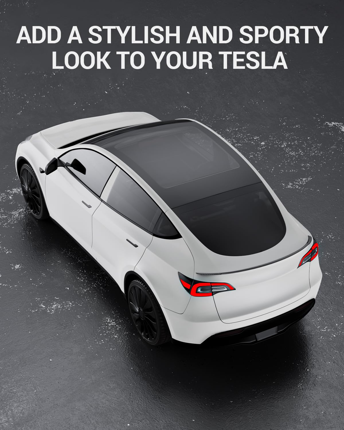 カーボンファイバー スポイラー2020-2024 | Model Y 2020-2024 Tesla Model Y Pro Spoiler - OEM ABS Carbon Fiber | BASENOR