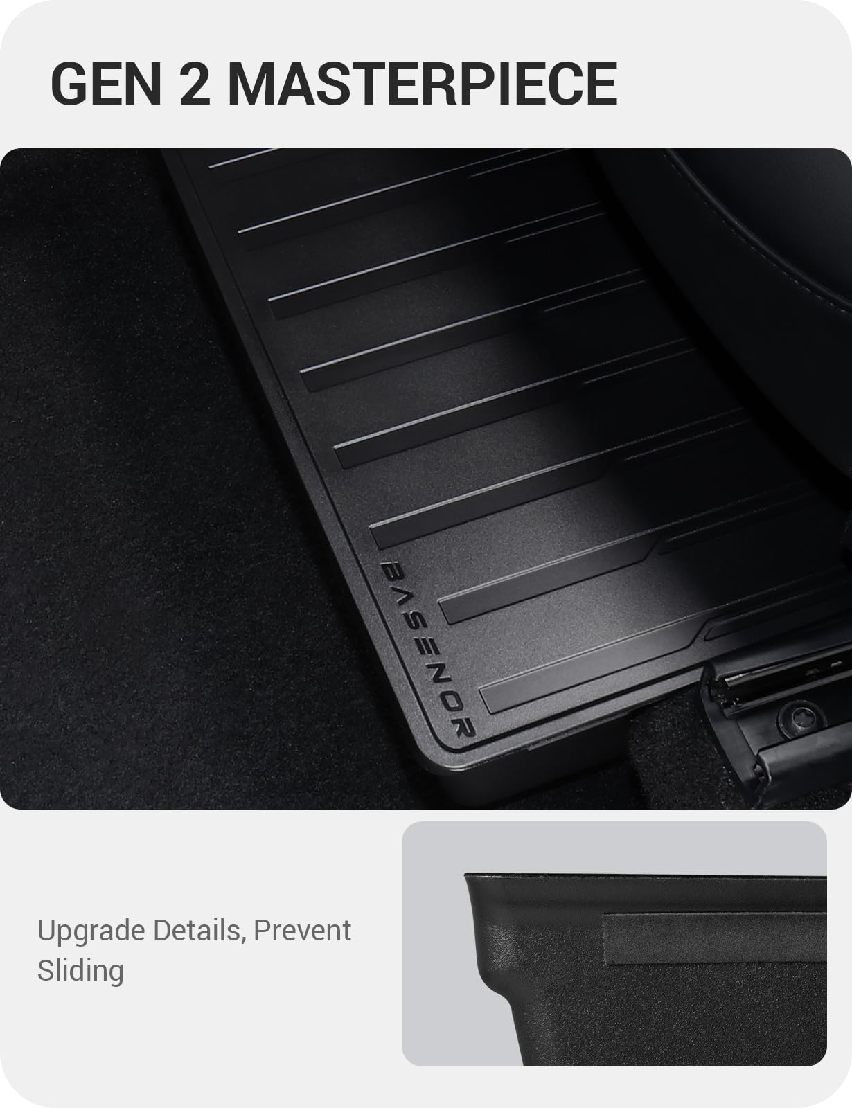 2020-2024 Tesla Model Y Under Seat Storage Box - Waterproof Hidden 2PCS - Image 6