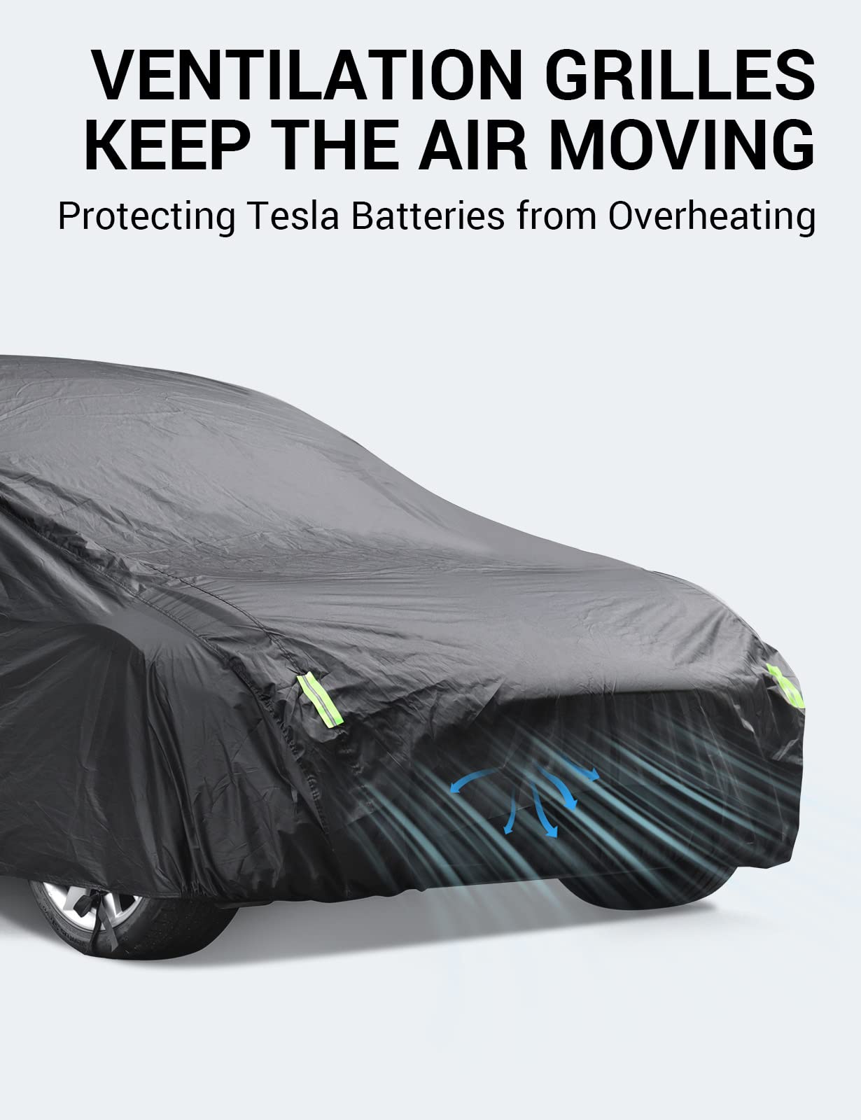 2020-2026 Tesla Model Y Car Cover - All-Weather Waterproof Charge Port - Image 5