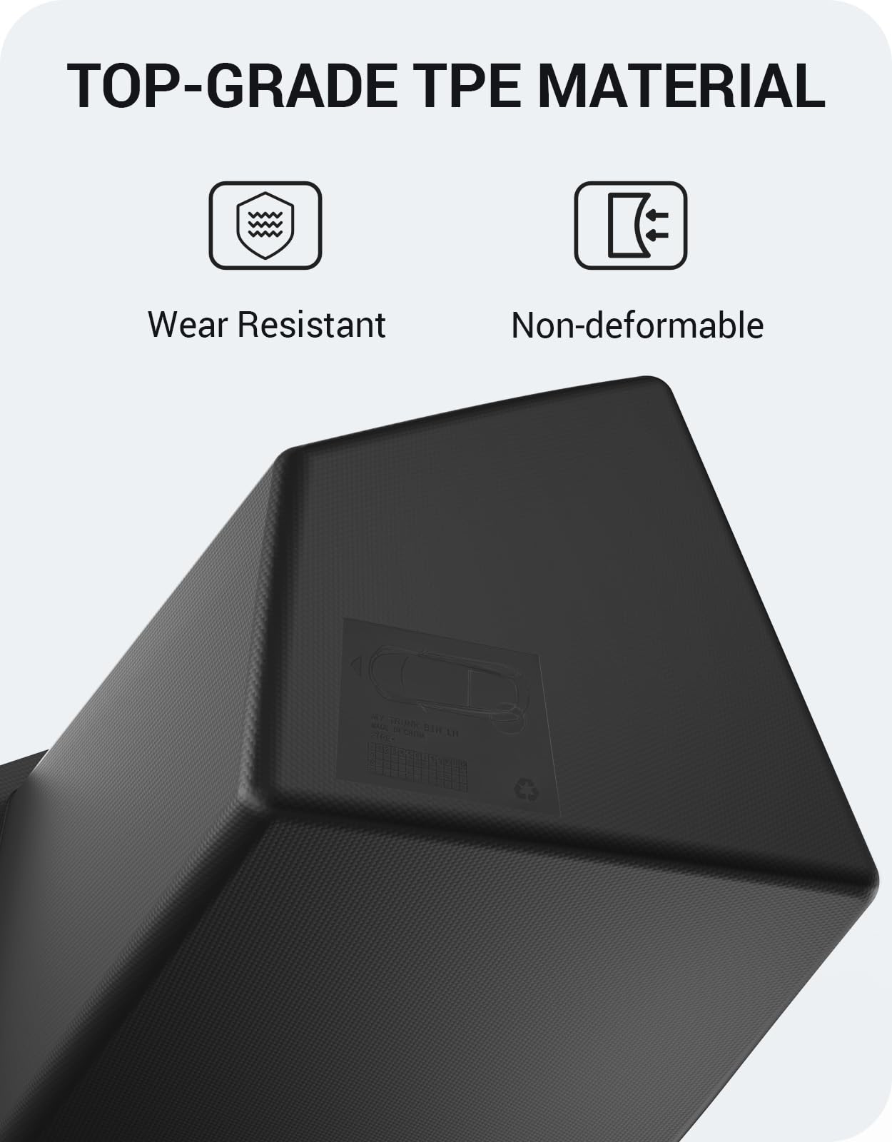 2021-2025 Tesla Model Y 7-Seat Trunk Storage Bins - Carpeted Lid - Image 5