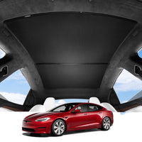 2022-2026 Tesla Model S Glass Roof Sunshade - No Gap UV Protection Foldable | BASENOR