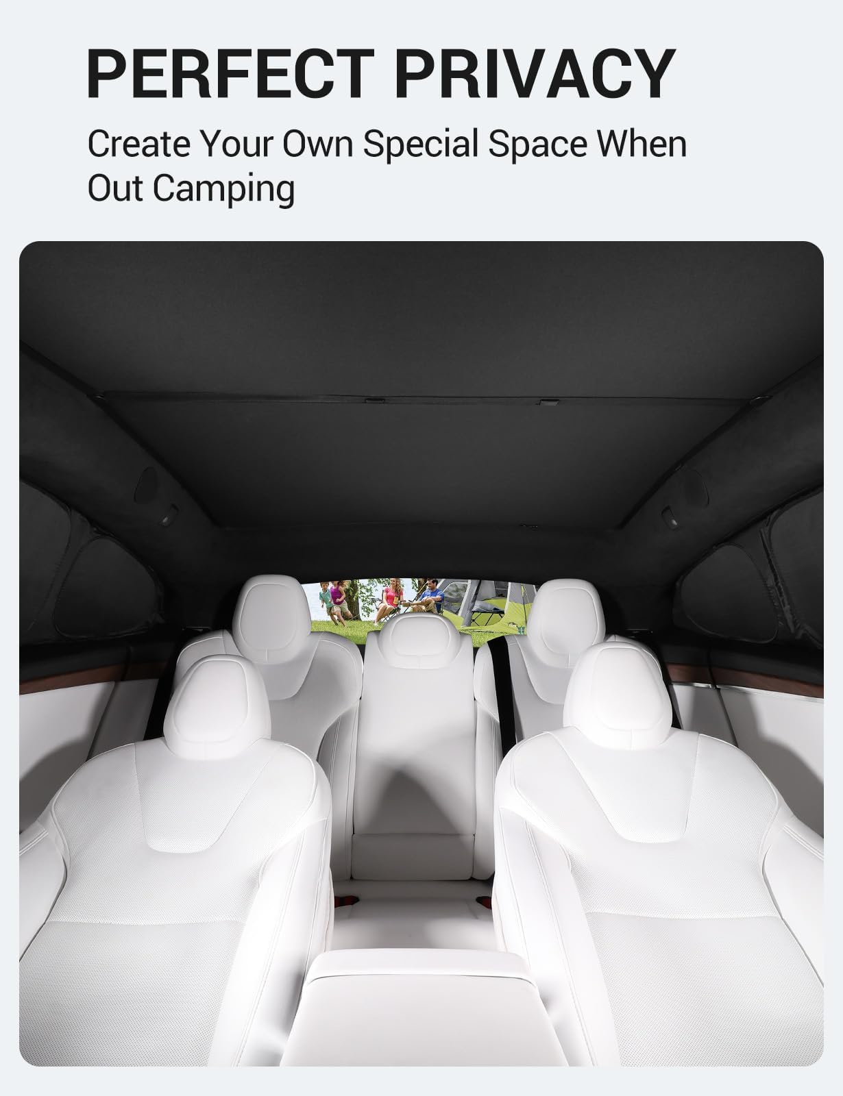 2022-2026 Tesla Model S Side Window Sunshade - UV Block Privacy 6PCS - Image 6