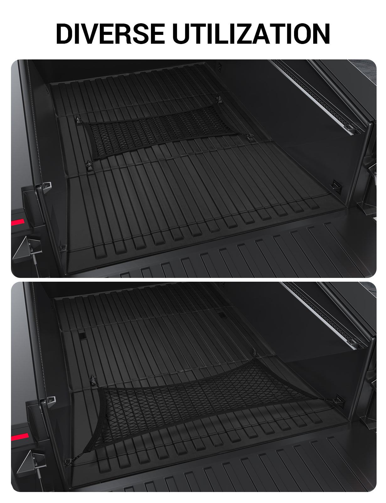 2024-2025 Tesla Cybertruck Trunk Cargo Net - Double Layer Heavy Duty - Image 5