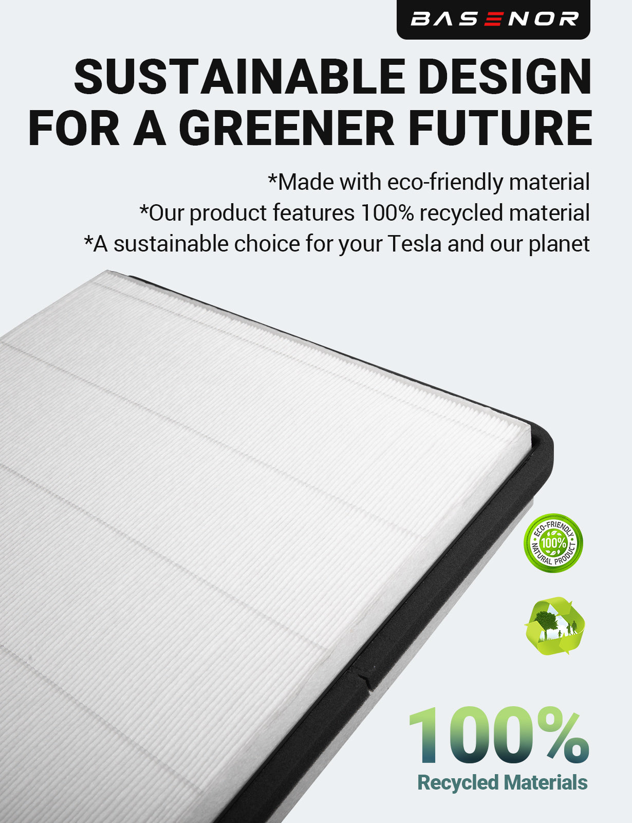 2024-2026 Tesla Cybertruck HEPA Cabin Air Filter - Activated Carbon - Image 8