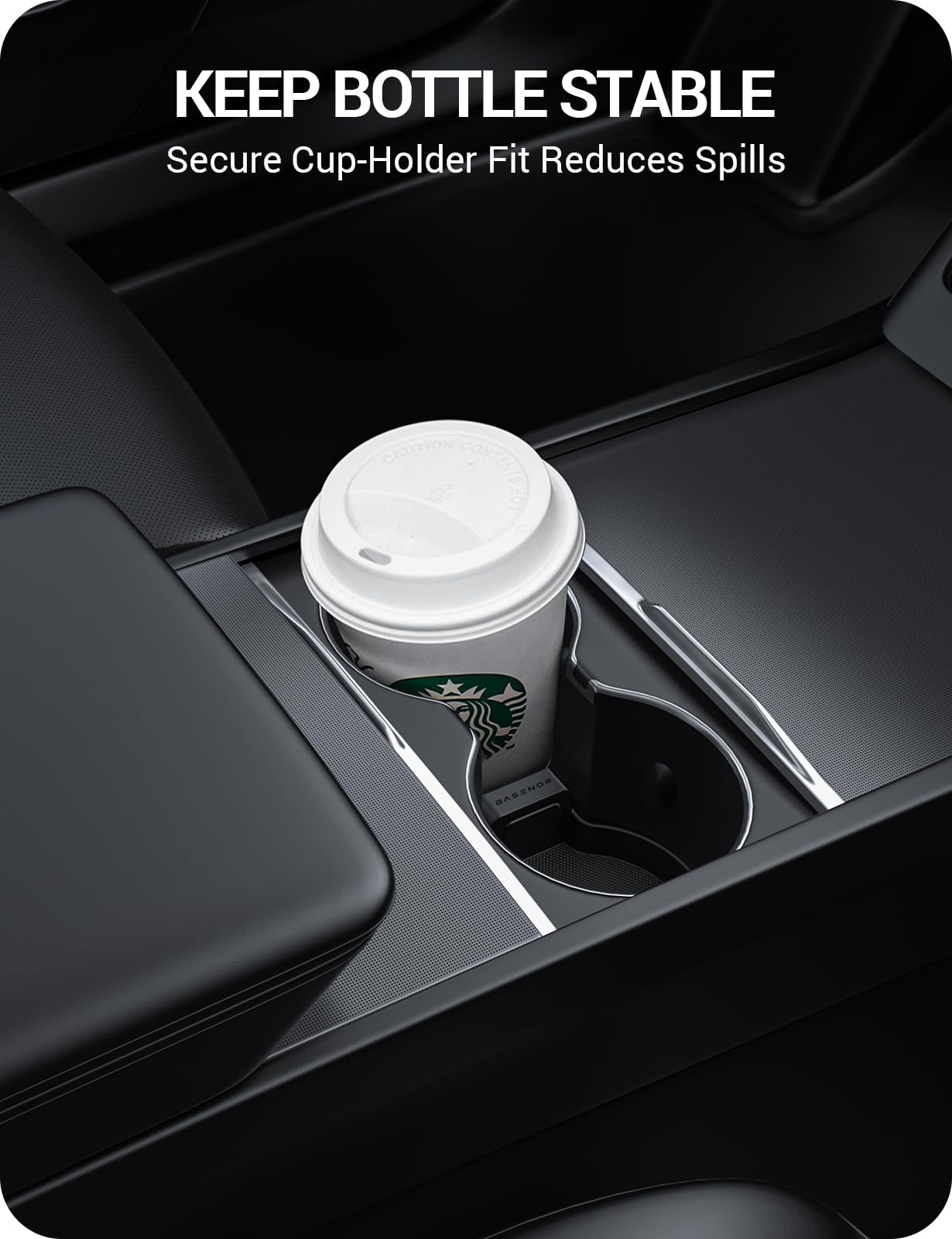 2024-2026 Tesla Model 3 Highland & Model Y Juniper Console Organizer - 4PCS Hidden - Image 4