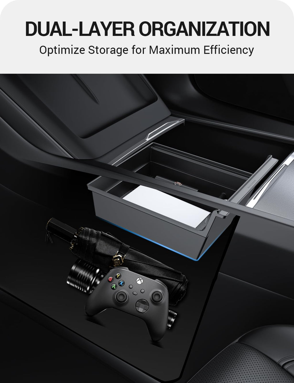 2024 2026 Tesla Model 3 Highland Model Y Juniper Console Organizer 2024-2026-tesla-model-3-highland-model-y-juniper-console-organizer