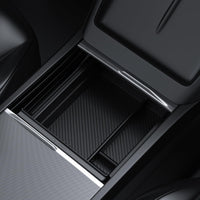 2024-2026 Tesla Model 3 Highland & Model Y Juniper Console Organizer - Carbon Hidden | BASENOR