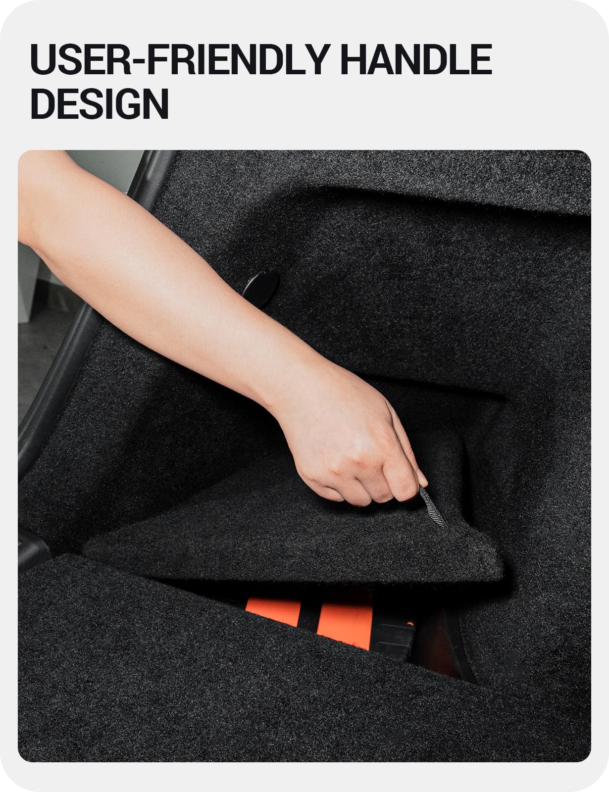 2025-2026 Tesla Model Y Juniper Trunk Storage Bins - Carpeted Lid - Image 4