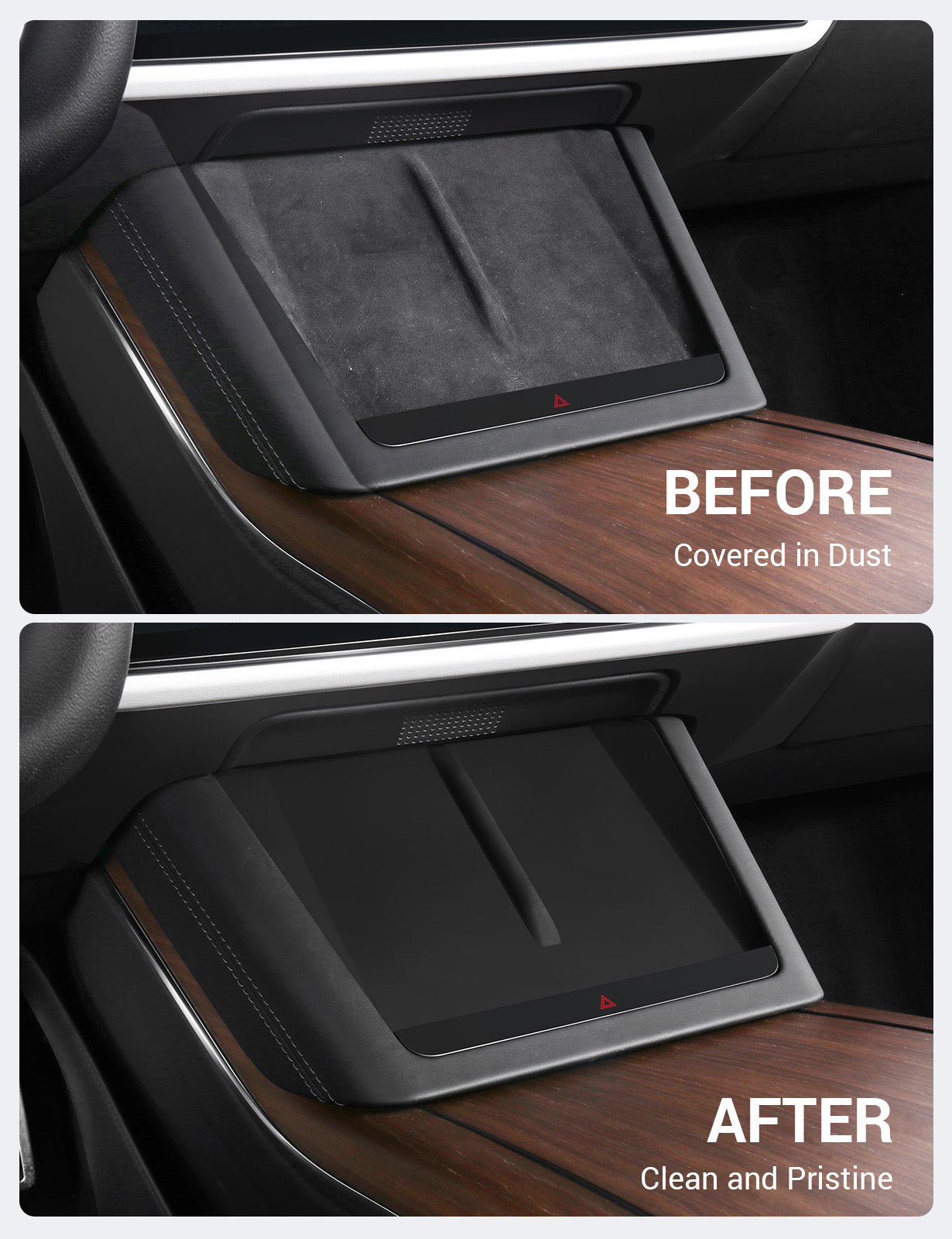 BASENOR 2022-2025 Tesla Model S Model X Center Console Wireless Charger Mat Silicone Mat Wireless Charging Phone Pad for Model S/Model S Plaid Model X/Model X Plaid Interior Accessories