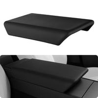 BASENOR Upgraded Center Console Cover for 2024 2025 Tesla Model 3 Refresh Highland New Tesla Model Y 2025 Refresh (Juniper) Non-Slip TPU Armrest Cover [No Logo] Arm Rest Protector Accessories Black