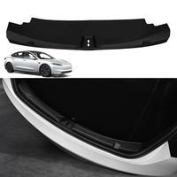 BASENOR 2025 Upgrade Tesla Model 3 Highland Rear Bumper Guard Protector TPE Trunk Bumper Sill Cover Model 3 2024 2025 Interior Accessories